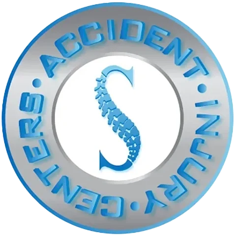 Round badge logo for The Skandy Accident Injury Centers